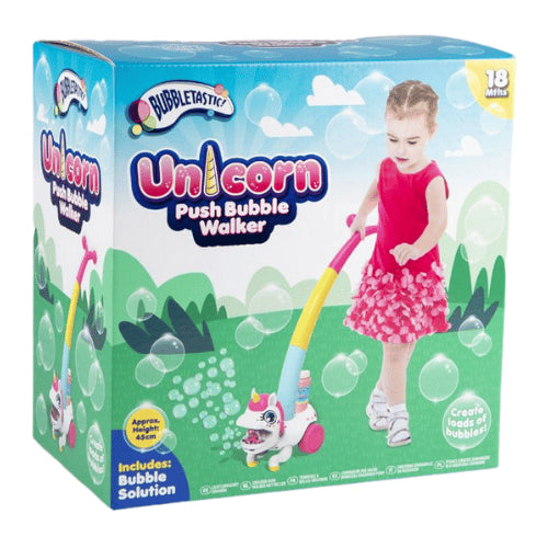 Unicorn Push Bubble Walker