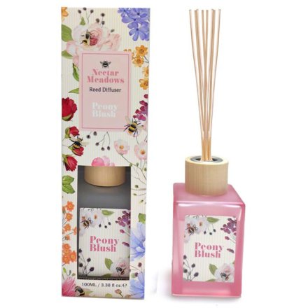 Nectar Meadows Peony 100ml Reed Diffuser