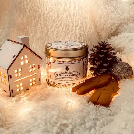 Baked Gingerbread 200ml Scented Tin Candle