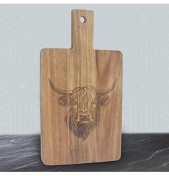 Highland Cow Chopping Board, 47cm
