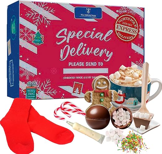 Kids Hot Chocolate Gift Set - Xmas Eve box