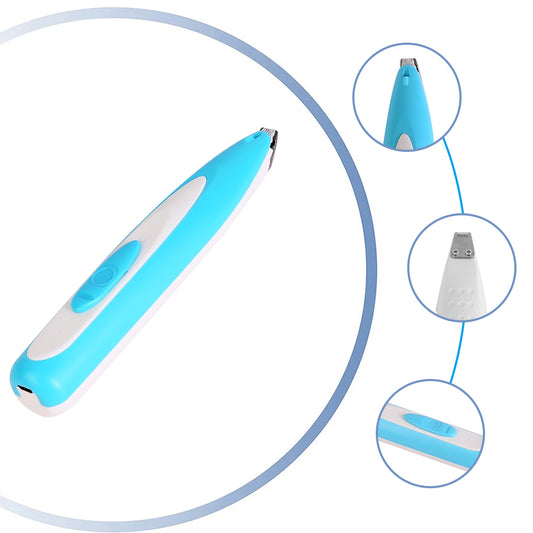 Electric Pet Groomer Trimmer LED Waterproof Pet Foot Hair Cat Dog Paw Shaver