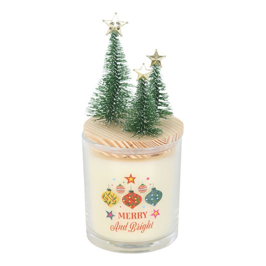 Merry and Bright Bauble Cinnamon & Spice Glass