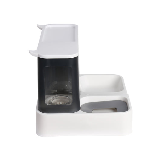 2 in 1 Pet Feeder Food Water Dispenser Bowl Automatic Dog Cat Bottle for Pet Self Feeding