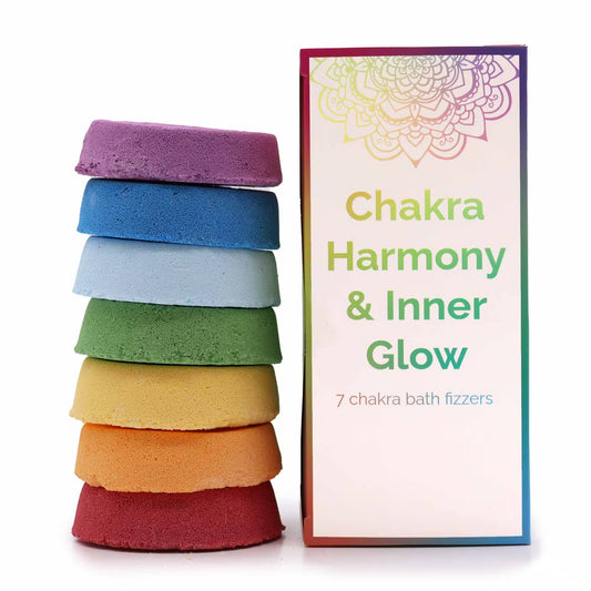 Chakra Bath Fizz - Large Box - Chakra Harmony & Inner Glow.