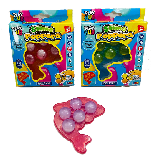 Dolphin Fidget Slime Popper Game